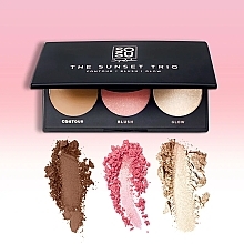 Make-up-Palette - Sosu by SJ The Sunset Trio Palette Contour Blush Glow — Bild N5