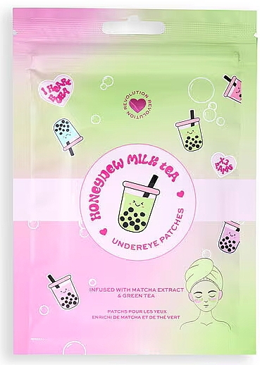 Augenpatches - I Heart Revolution Bubble Tea Honeydew Undereye Patches  — Bild N1