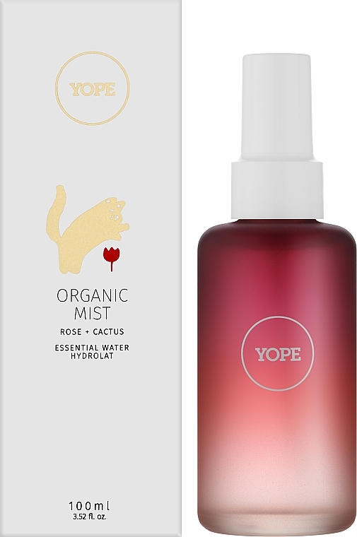 Gesichtsnebel mit Rose + Kaktus - Yope Rose + Cactus Organic Mist — Bild N2