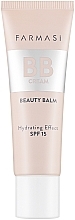 Düfte, Parfümerie und Kosmetik BB-Creme für das Gesicht - Farmasi BB Cream Beauty Balm Hydrating Effect SPF15