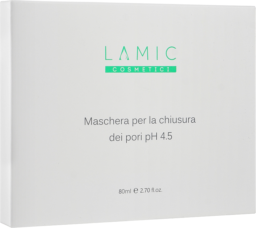 Gesichtsmaske gegen vergrößerte Poren - Lamic Cosmetici Maschera Per La Chiusura Dei Pori Ph 4.5 — Bild N1