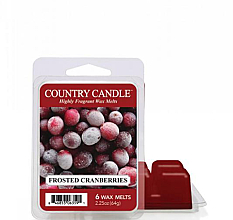 Düfte, Parfümerie und Kosmetik Tart-Duftwachs Frosted Cranberry - Country Candle Frosted Cranberry Wax Melts