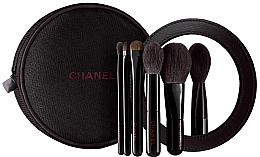 Düfte, Parfümerie und Kosmetik Make-up Pinselset 5-tlg. - Chanel 5 Essential Mini Brushes Set