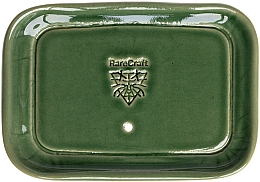 Düfte, Parfümerie und Kosmetik Seifenschale aus Keramik grün - RareCraft Soap Dish Green
