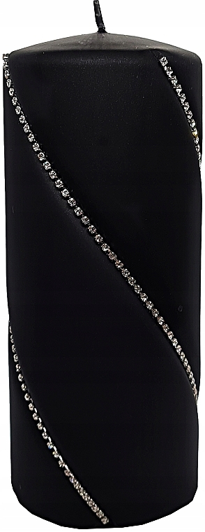 Dekorative Kerze 7x14 cm schwarz - Artman Bolero Mat — Bild N1