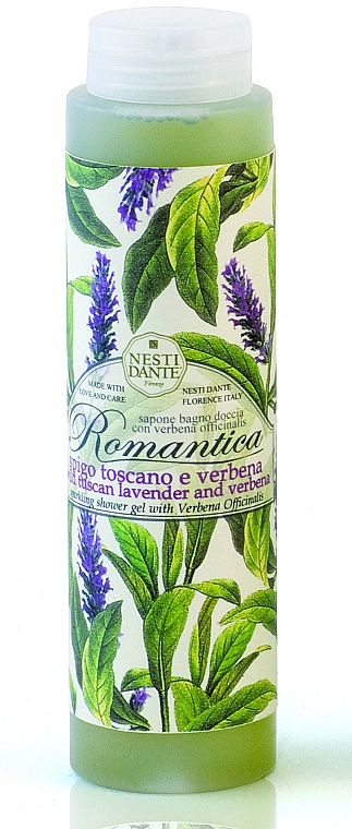 Duschgel Wild Tuscan Lavender & Verbena - Nesti Dante Shower Gel Romantica Collection — Bild N1