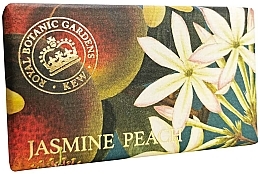 Düfte, Parfümerie und Kosmetik Seife mit Jasmin und Pfirsich - The English Soap Company Kew Gardens Jasmine Peach Soap