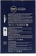Körperpflegeset - Nivea Men Skin Diver (Deospray 150ml + Duschgel 250ml + Gesichtscreme 30ml) — Bild N2