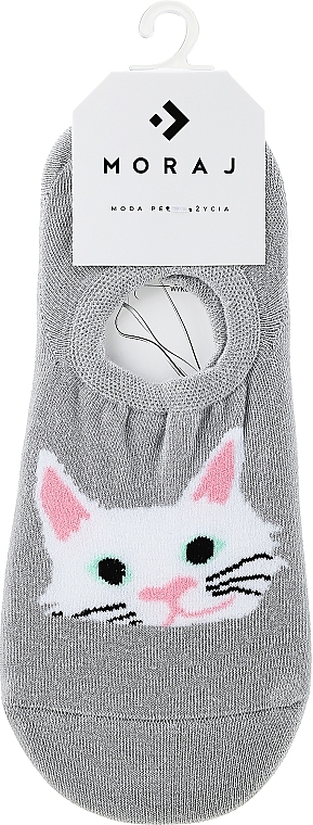 Ballerina-Socken für Damen Katze grau - Moraj — Bild N1