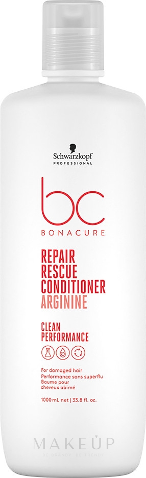 Conditioner für geschädigtes Haar mit Arginin - Schwarzkopf Professional Bonacure Repair Rescue Conditioner Arginine — Bild 1000 ml