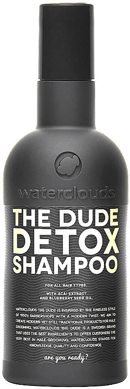 Entgiftendes Shampoo für alle Haartypen - Waterclouds The Dude Detox Shampoo — Bild N1
