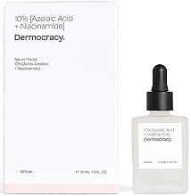 Gesichtsserum 10% Azelainsäure und Niacinamid - Dermocracy 10% Azelaic Acid + Niacinamide Facial Serum — Bild N1