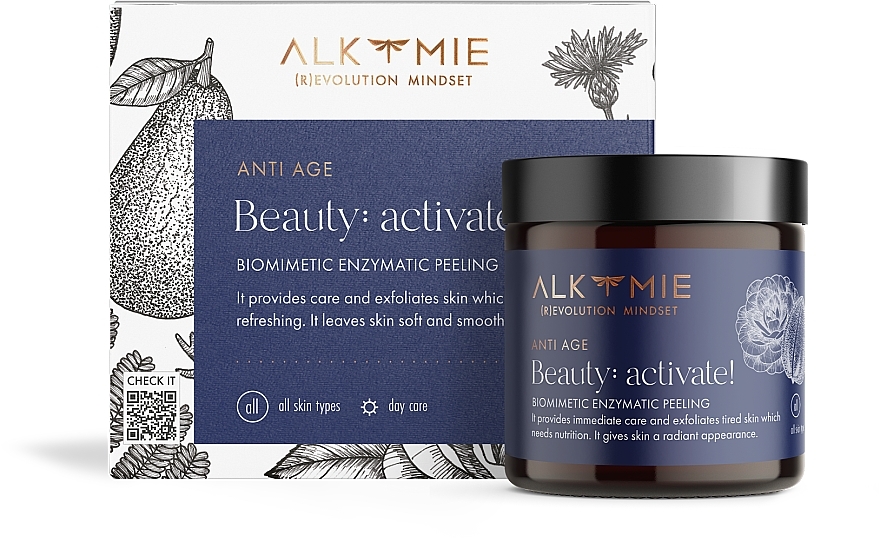 Gesichtspeeling mit Enzymen - Alkmie Beauty Activate Enzymatic Peeling — Bild N1