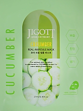 Düfte, Parfümerie und Kosmetik Ampullenmaske mit Gurke - Jigott Cucumber Real Ampoule Mask