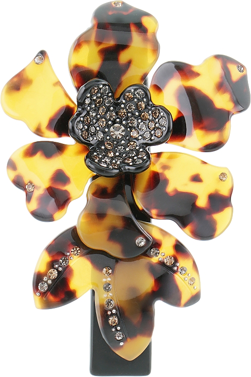Automatische Haarspange Orchidee 0807 Leopard - Elita — Bild N1