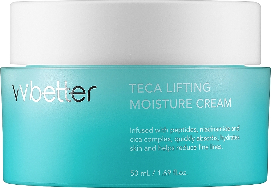 Feuchtigkeitsspendende Gesichtscreme mit Peptiden - Vvbetter Teca Lifting Moisture Cream — Bild N1