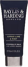 Gesichtspflegeset - Baylis & Harding Men's Citrus Lime & Mint Bag (Haar- und Körperseife 100ml + Gesichtsseife 100ml + After Shave Balsam 100ml + Kosmetiktasche) — Bild N6