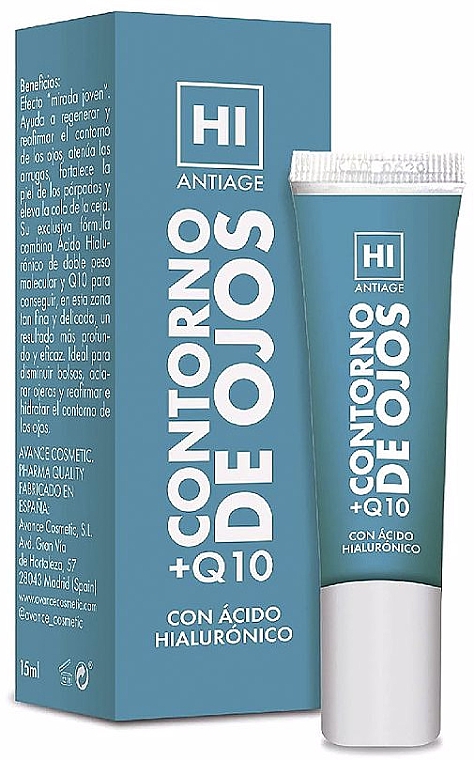 Augencreme - Avance Cosmetic Hi Antiage Q10 Eye Contour — Bild N1