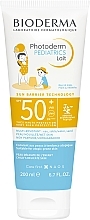 Sonnenschutzmilch für Gesicht und Körper - Bioderma Photoderm Pediatrics Lait SPF50+ — Bild N1