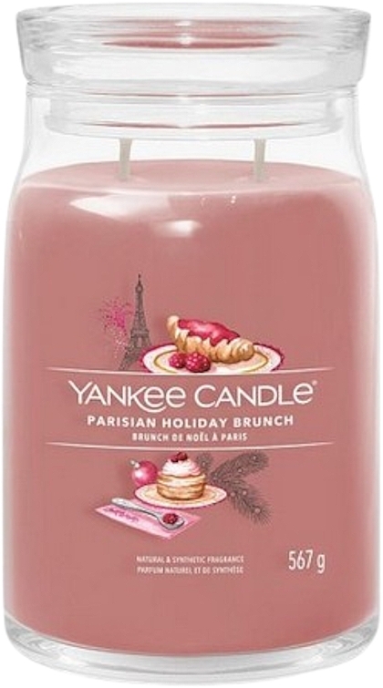 Duftkerze im Glas mit 2 Dochten Parisian Holiday Brunch - Yankee Candle Singnature — Bild N2