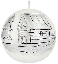 Düfte, Parfümerie und Kosmetik Dekorative Kerze 10 cm weiß - Artman Christmas Frozen White