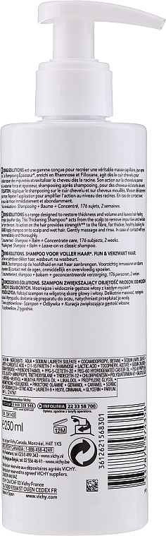 Shampoo für dünnes Haar - Vichy Dercos Densi-Solutions Shampoo — Bild N3