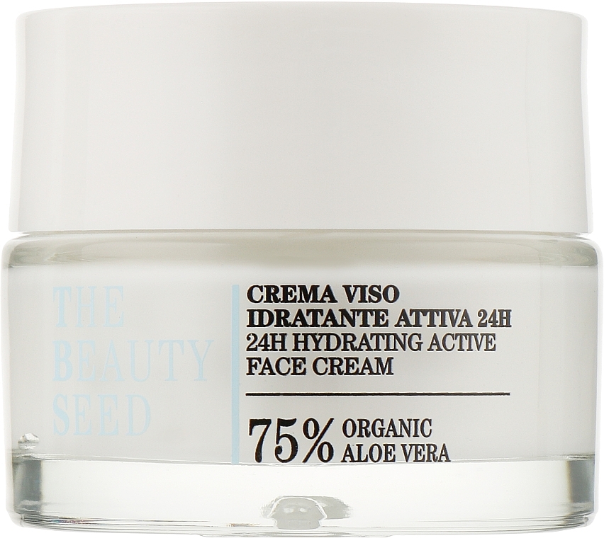 GESCHENK! Feuchtigkeitscreme für das Gesicht - Bioearth The Beauty Seed 2.0 24H Hydrating Active Face Cream (Probe)  — Bild N1