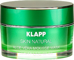 Beruhigende Gesichtsmaske mit Aloe Vera, Jojobaöl und Spirulina - Klapp Skin Natural Aloe Vera Mousse Mask — Bild N2