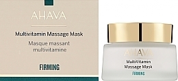 Straffende Multivitamin-Massagemaske - Ahava Multivitamin Firming Massage Mask — Bild N2