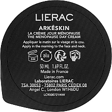 Tagescreme für das Gesicht - Lierac Arkeskin The Menopause Day Cream Refill (Refill)  — Bild N2