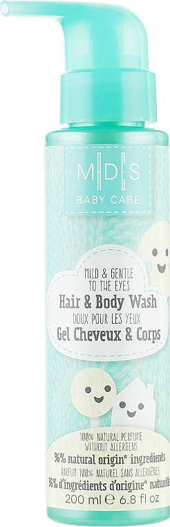 Mildes Haar- und Körpershampoo für Babys - Mades Cosmetics M|D|S Baby Care Hair & Body Wash — Bild N1