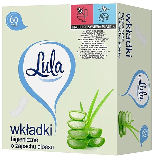 Slipeinlagen mit Aloe-Duft 60 St. - Lula — Bild N1