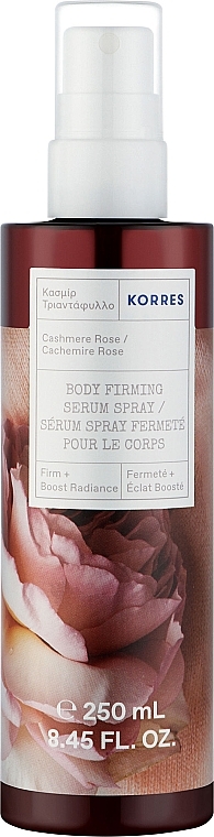 Straffendes Körperspray mit Kaschmir und Rose - Korres Cashmere Rose Body Firming Serum Spray — Bild N1