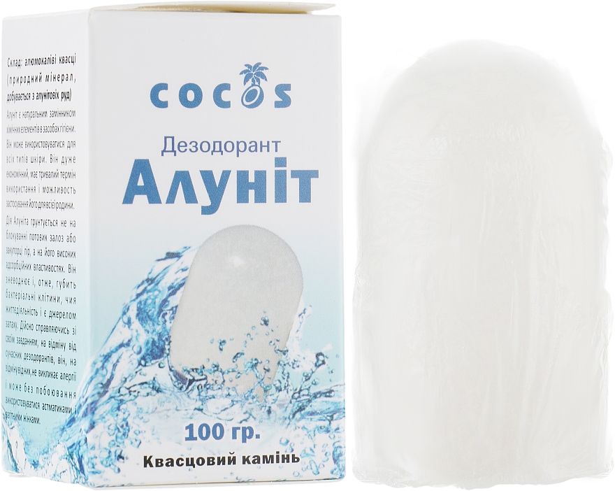 100% Natürlicher Deodorant-Alaunstein - Cocos — Bild N1