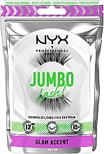 Düfte, Parfümerie und Kosmetik Künstliche Wimpern - NYX Professional Makeup Jumbo Lash! Glam Accent