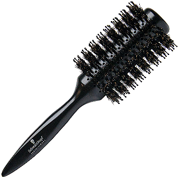 Entwirrungskamm - Schwarzkopf Professional Small Wood Thermal Brush — Bild N1