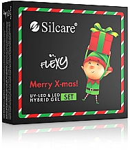 Nagellack-Set - Silcare Flexy Mery Christmas Set (Nagellack 4x4,5g) — Bild N2