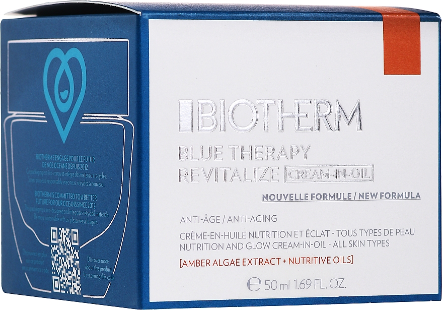 Biotherm Blue Therapy Revitalize Cream-In-Oil - Revitalisierendes Gesichtscreme-Öl — Bild N2