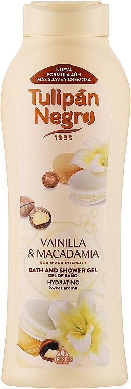 Duschgel Vanille und Macadamia - Tulipan Negro Vanilla & Macadamia Shower Gel — Bild N1