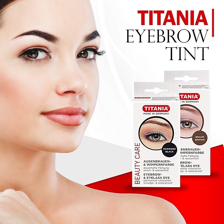 Augenbrauen- und Wimpernfarbe in 2 Schritten - Titania Eyebrow & Eyelash Dye — Bild N2
