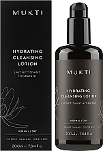 Feuchtigkeitsspendende Gesichtsreinigungslotion - Mukti Organics Hydrating Cleansing Lotion  — Bild N2