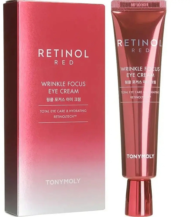 Augencreme - Tony Moly Red Retinol Wrinkle Focus Eye Cream — Bild N1