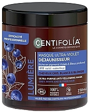 Düfte, Parfümerie und Kosmetik Ultraviolette Maske für graues und blondes Haar - Centifolia Ultra-Purple Anti-Yellowing Mask 