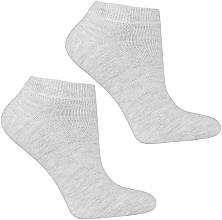 Kurze Damensocken aus Baumwolle grau - Moraj — Bild N1