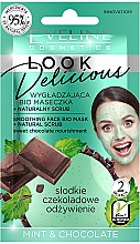 Духи, Парфюмерия, косметика Glättende Gesichtsmaske mit Minze und Schokolade - Eveline Cosmetics Look Delicious Face Bio Mask