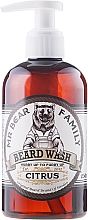 Düfte, Parfümerie und Kosmetik Sanftes Bartshampoo - Mr. Bear Family Beard Wash Citrus