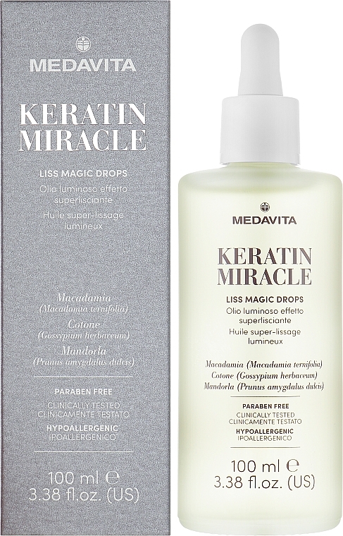 Glättende Haartropfen - Medavita Keratin Miracle Liss Magic Drops — Bild N2