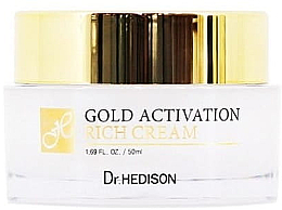 Düfte, Parfümerie und Kosmetik Creme mit kolloidalem Gold - Dr.Hedison Gold Activation Rich Cream