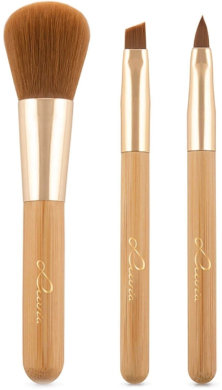 Make-up-Pinsel-Set 4-tlg. - Luvia Cosmetics Travel Bamboo Brush Set — Bild N2