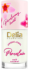 Düfte, Parfümerie und Kosmetik 2in1 Nagellack - Delia Cosmetics Porcelain nail polish 2in1